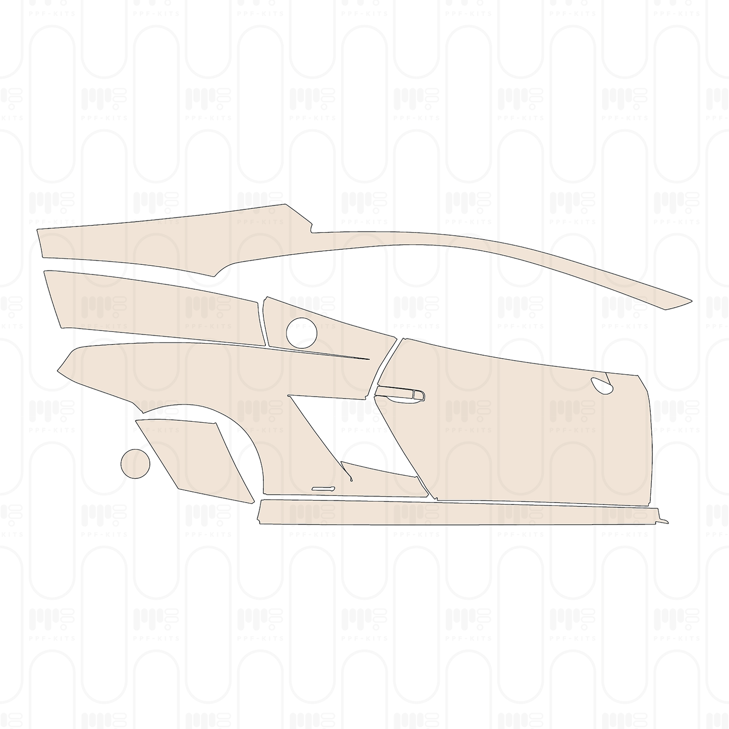 Pre-Cut PPF Lamborghini Gallardo LP 570-4 Superleggera 2013