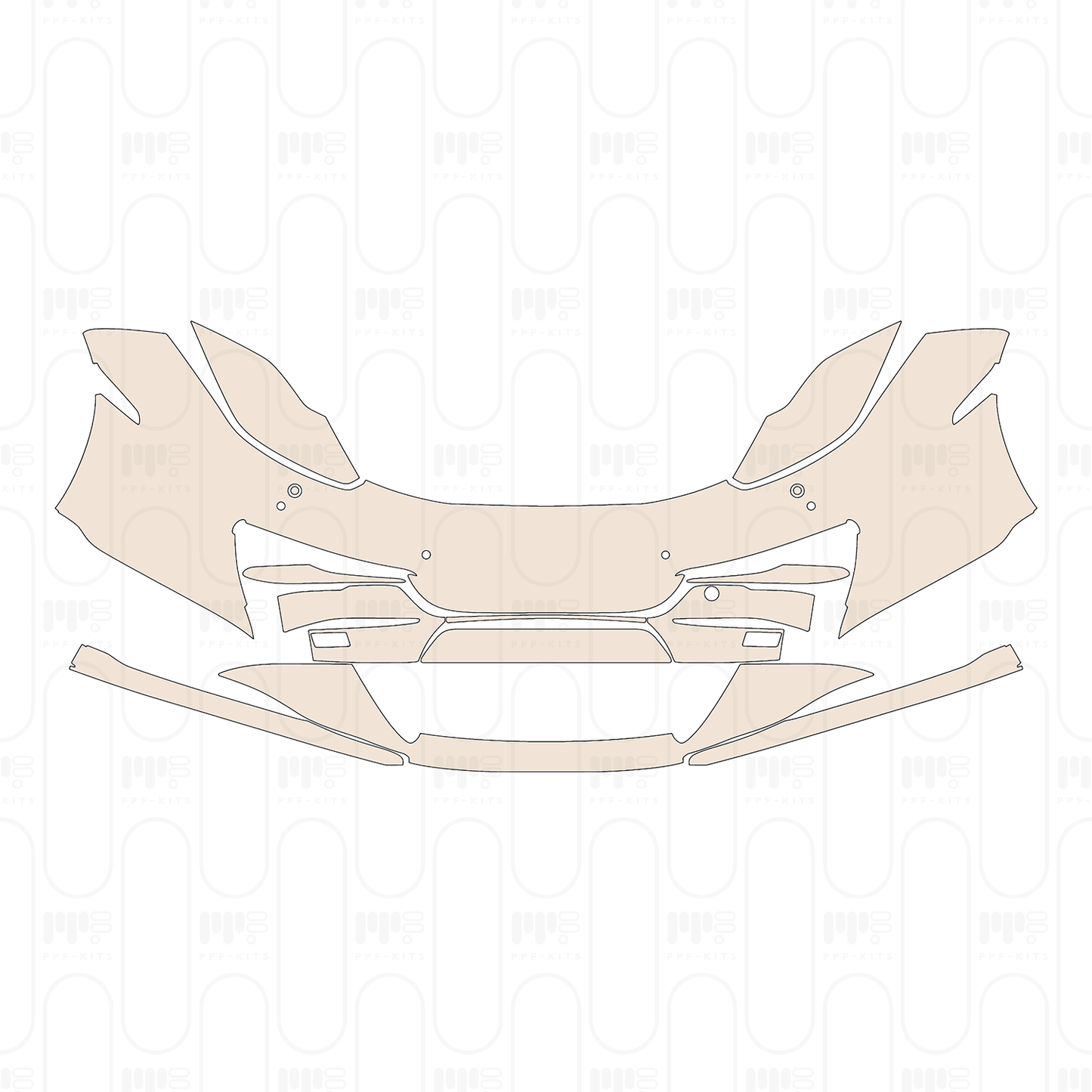 Pre-Cut PPF McLaren MP4-12C Coupe 2014