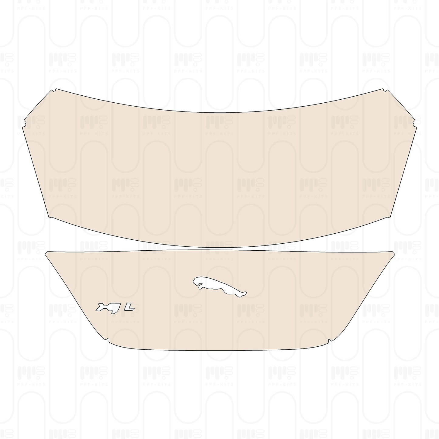 Pre-Cut PPF Jaguar XJ XJL Base 2012
