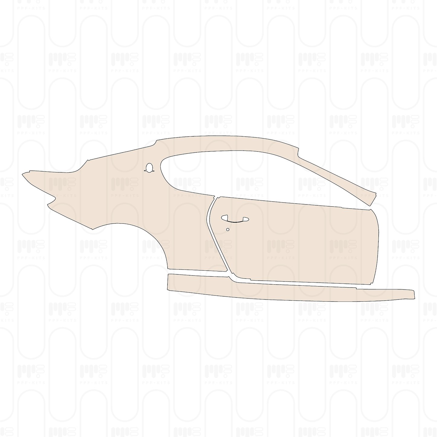 Pre-Cut PPF Maserati GranTurismo Base 2012