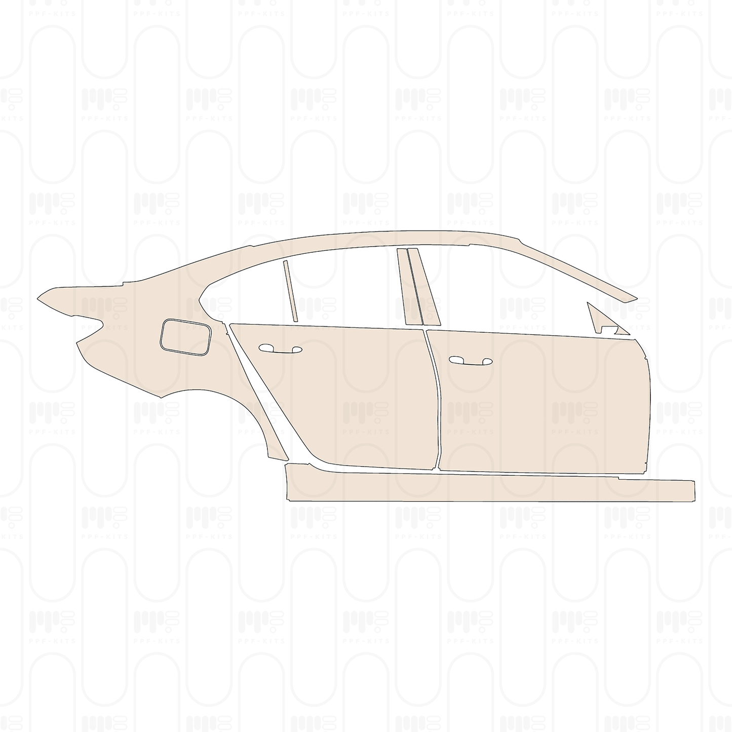 Pre-Cut PPF BMW 3 Series Sedan Sport Line Standard Wheelbase 2026