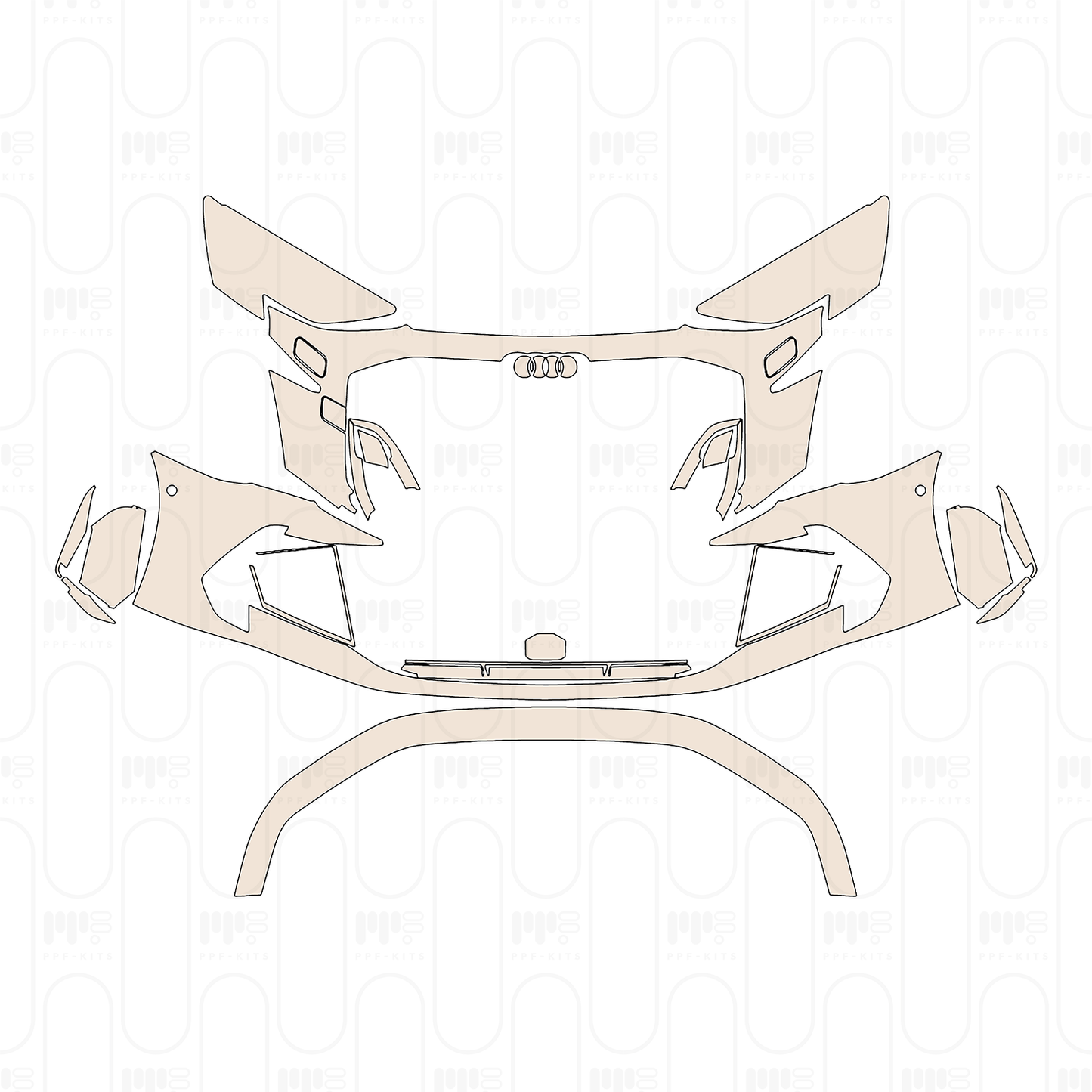 Pre-Cut PPF Audi A3 Sedan RS3 2025