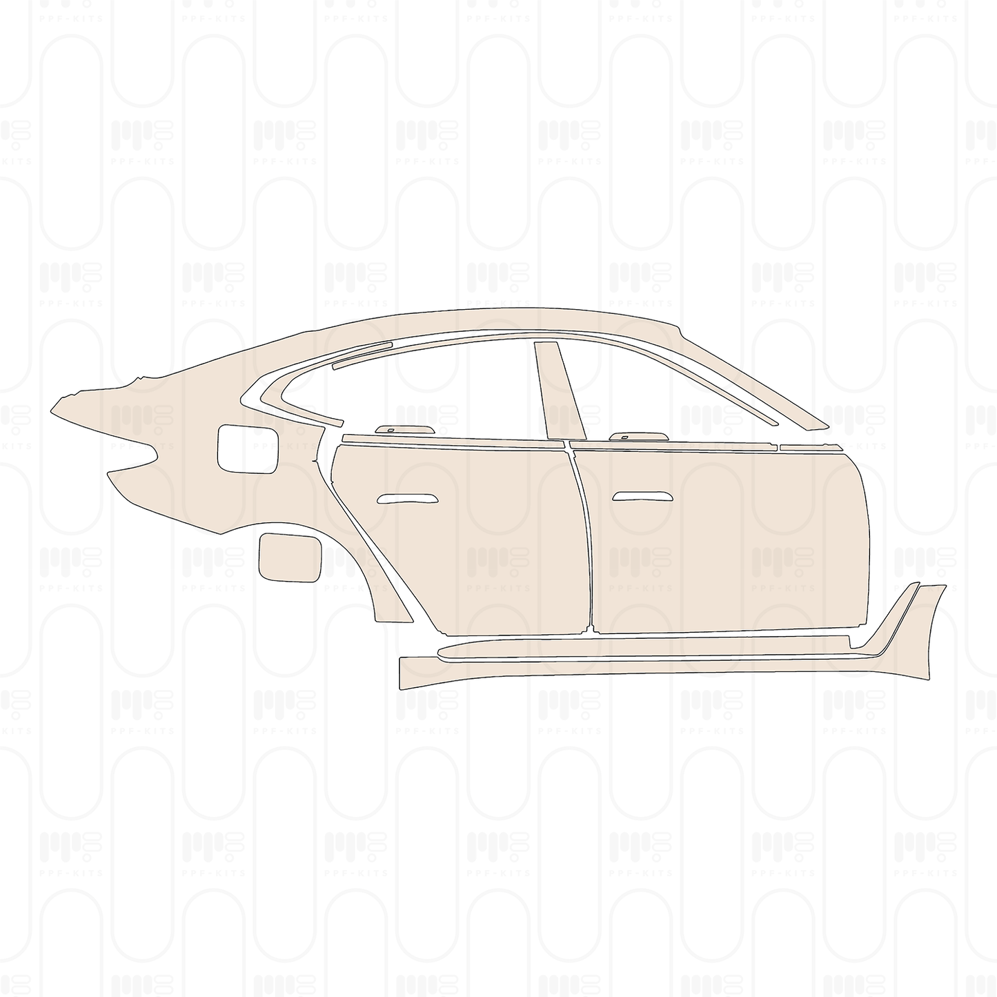 Pre-Cut PPF BMW Alpina B4 Gran Coupe B4 GT 2025