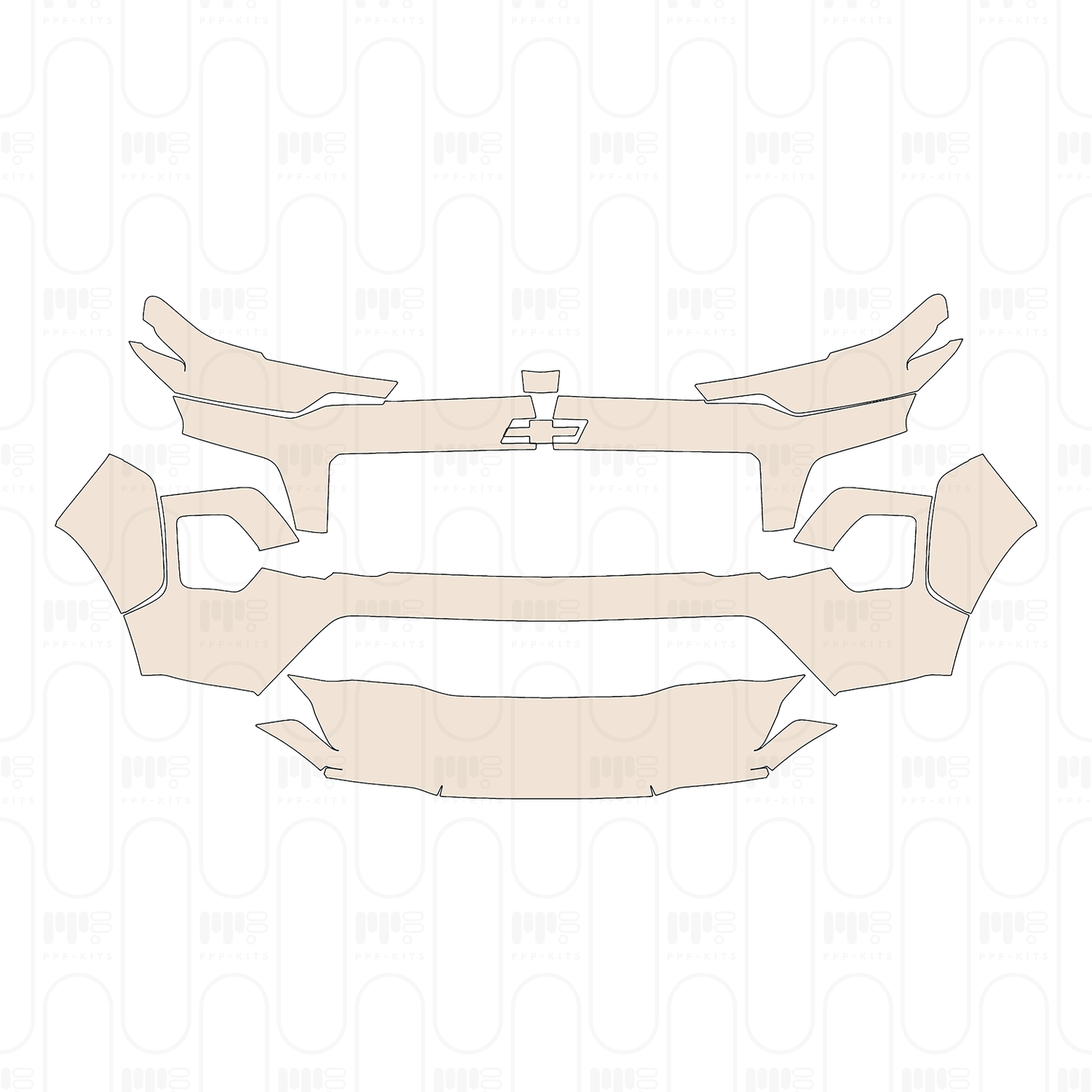 Pre-Cut PPF Chevrolet Colorado Crew Cab Z71 2026