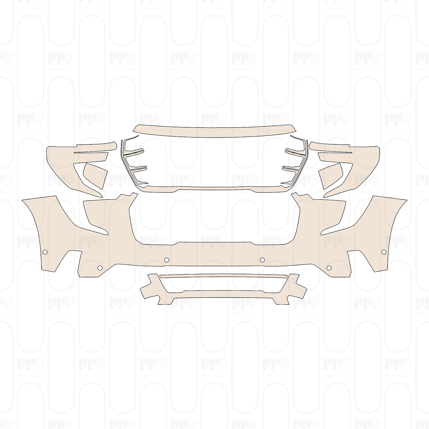 Pre-Cut PPF GMC Acadia AT4 2025