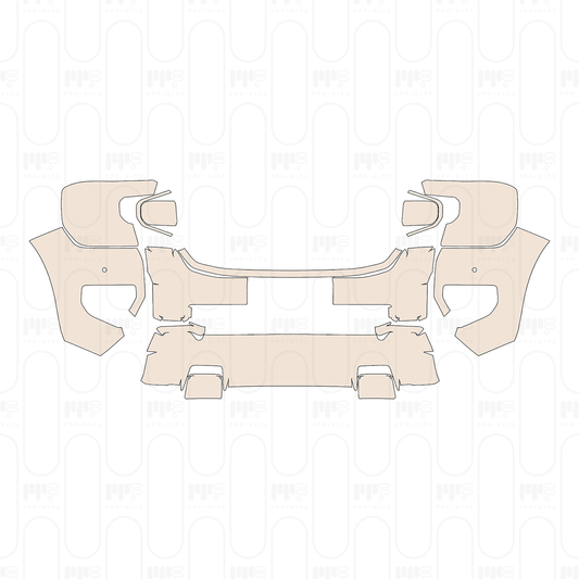 Pre-Cut PPF Ford Ranger (EU) XLT 2025