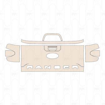 Pre-Cut PPF Ford Ranger (EU) XLT 2025