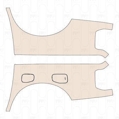 Pre-Cut PPF Ford Ranger (EU) Wildtrak 2025
