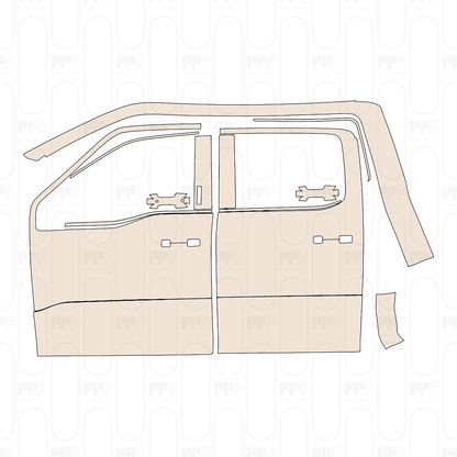 Pre-Cut PPF Ford F-150 SuperCrew King Ranch 2025