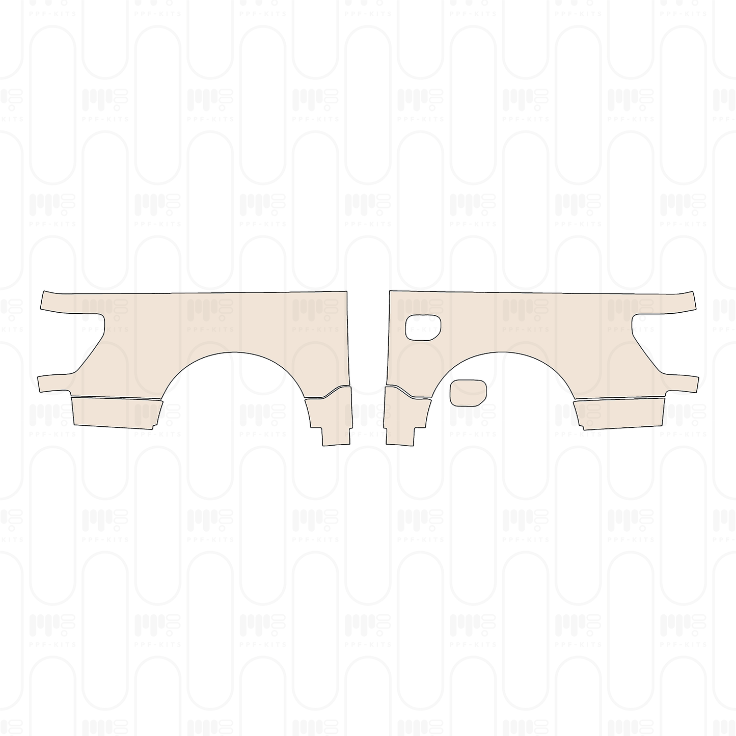 Pre-Cut PPF Ford F-150 SuperCrew King Ranch 2025
