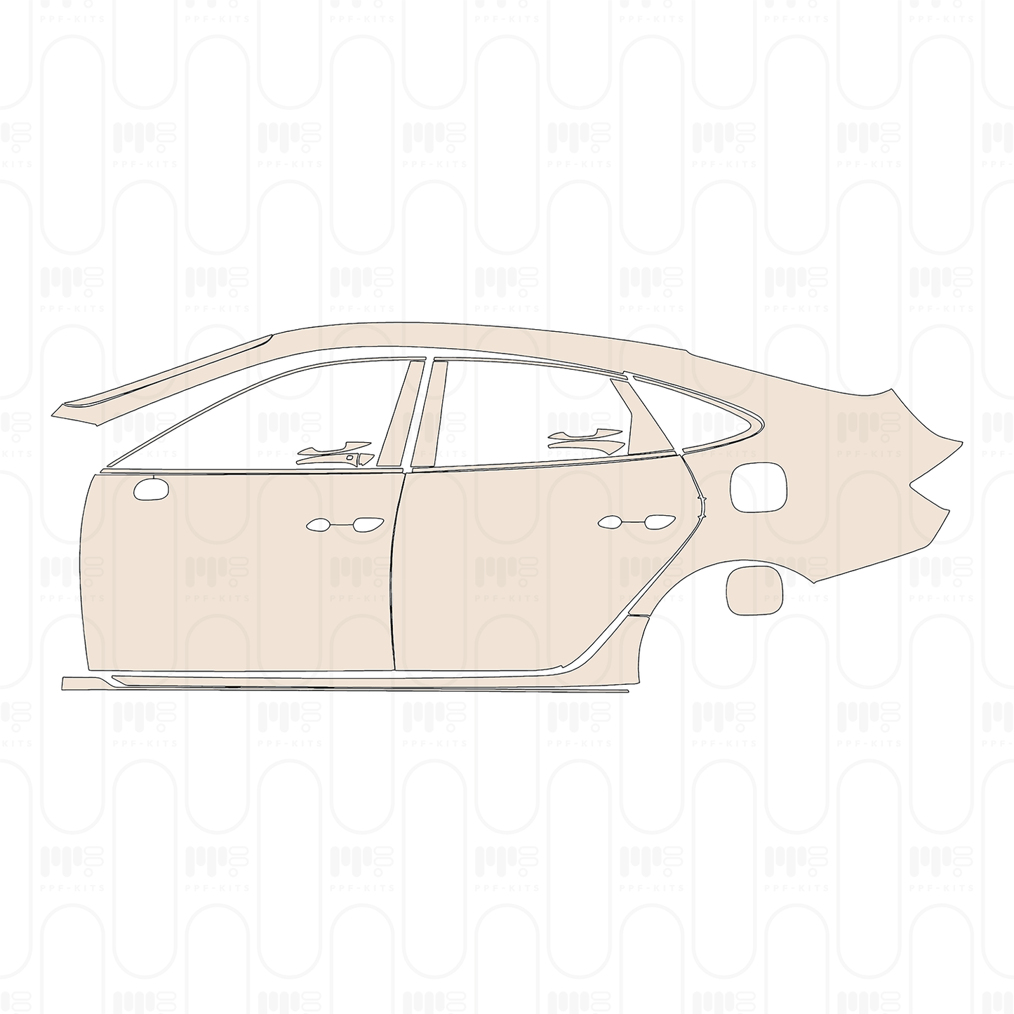 Pre-Cut PPF Hyundai Sonata N-Line 2025