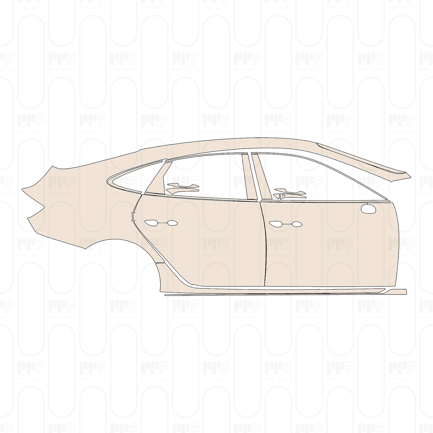 Pre-Cut PPF Hyundai Sonata N-Line 2025