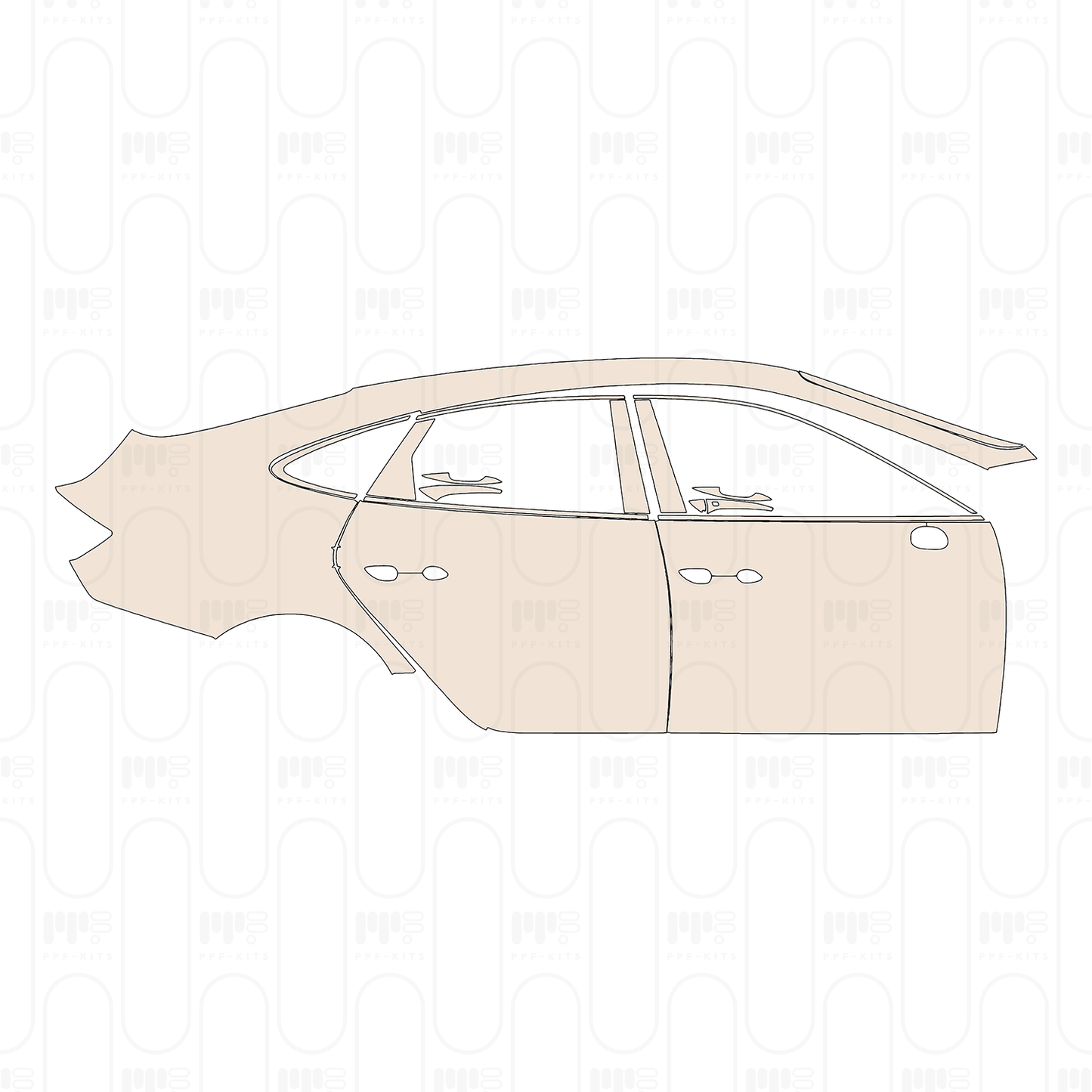 Pre-Cut PPF Hyundai Sonata SE 2025
