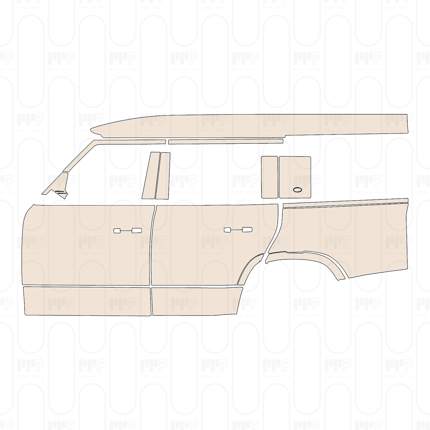 Pre-Cut PPF Land Rover Defender 130 base 2026