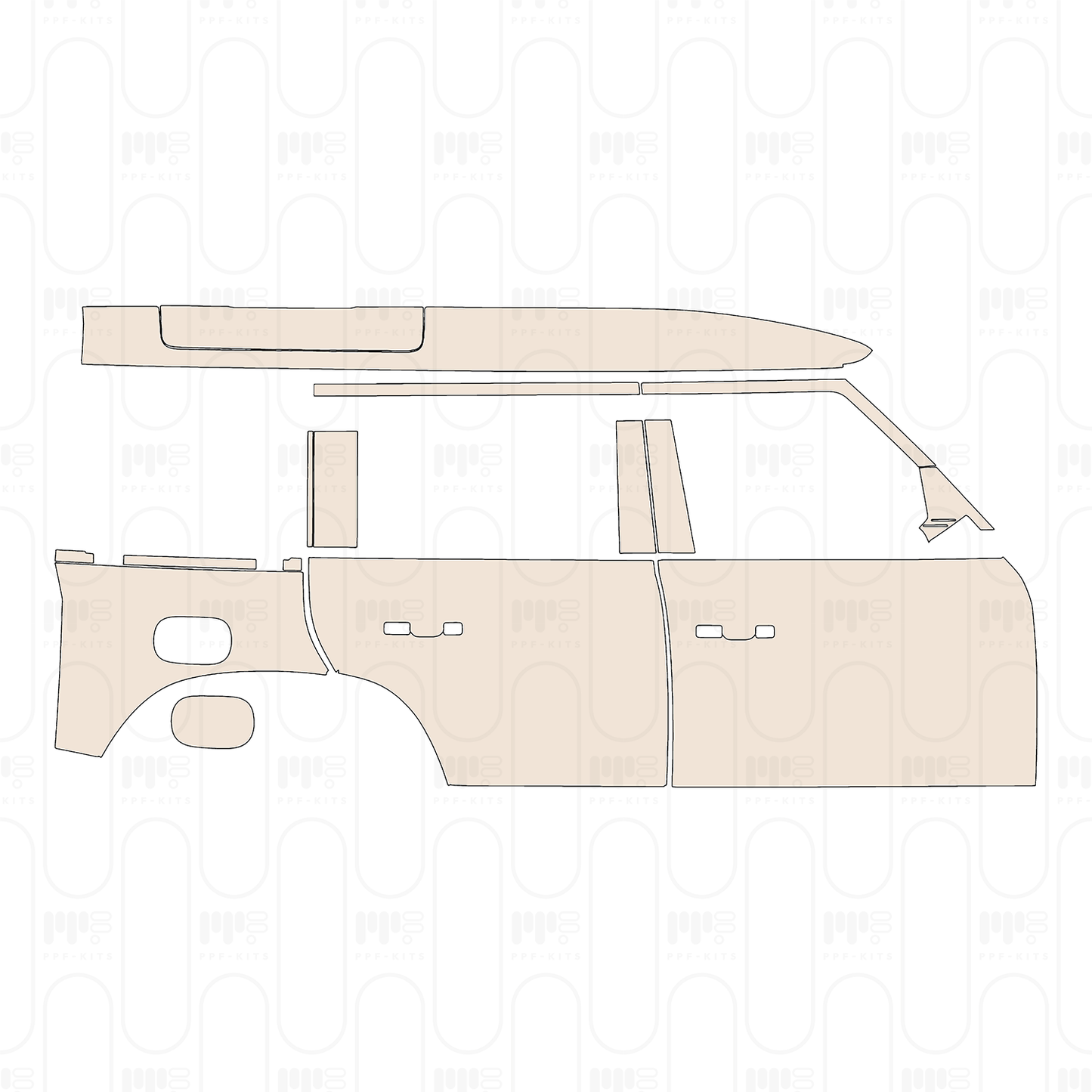 Pre-Cut PPF Land Rover Defender 110 X-Dynamic 2026