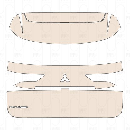 Pre-Cut PPF Mitsubishi Outlander (NA) 2025