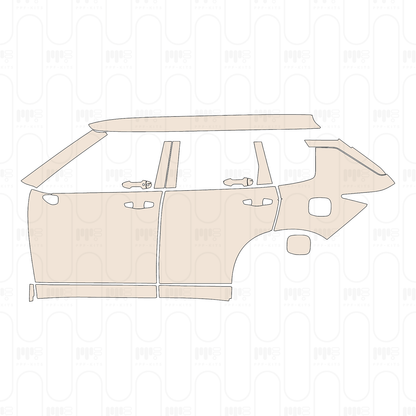 Pre-Cut PPF Mitsubishi Outlander PHEV (NA) 2026