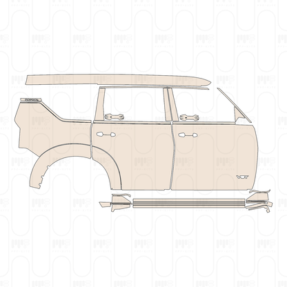 Pre-Cut PPF Nissan Patrol (ME) Nismo 2025