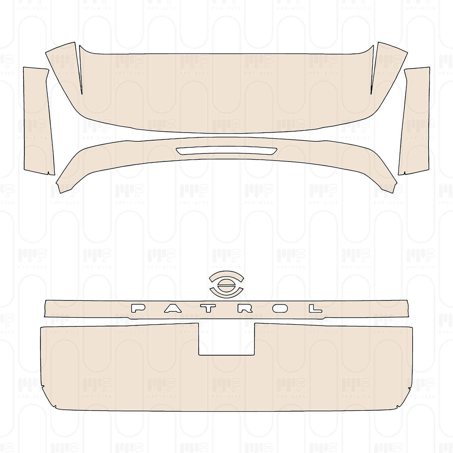 Pre-Cut PPF Nissan Patrol (ME) Nismo 2025