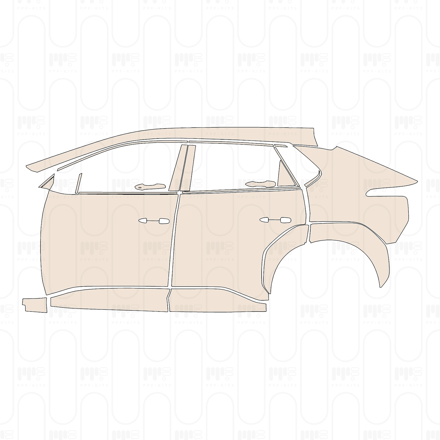 Pre-Cut PPF Toyota bZ (US) Limited 2026