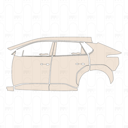 Pre-Cut PPF Toyota bZ (US) Limited 2026