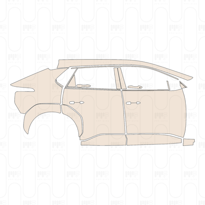 Pre-Cut PPF Toyota bZ (US) Limited 2026