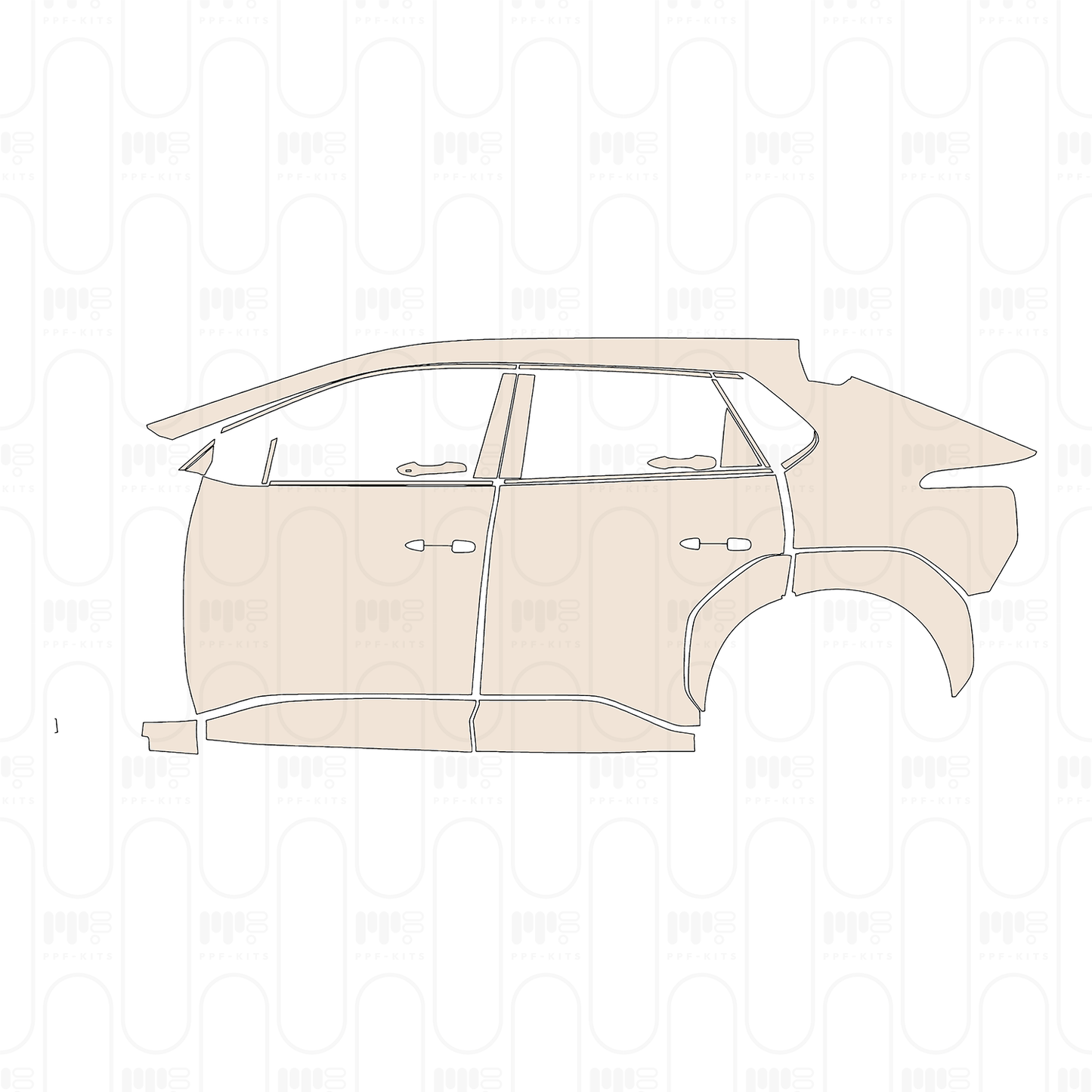 Pre-Cut PPF Toyota bZ (US) Limited 2026