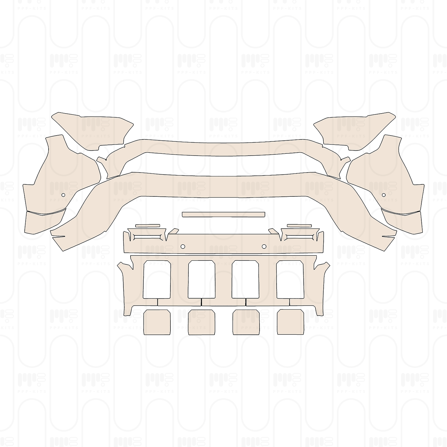 Pre-Cut PPF Toyota 4 Runner TRD Pro 2025
