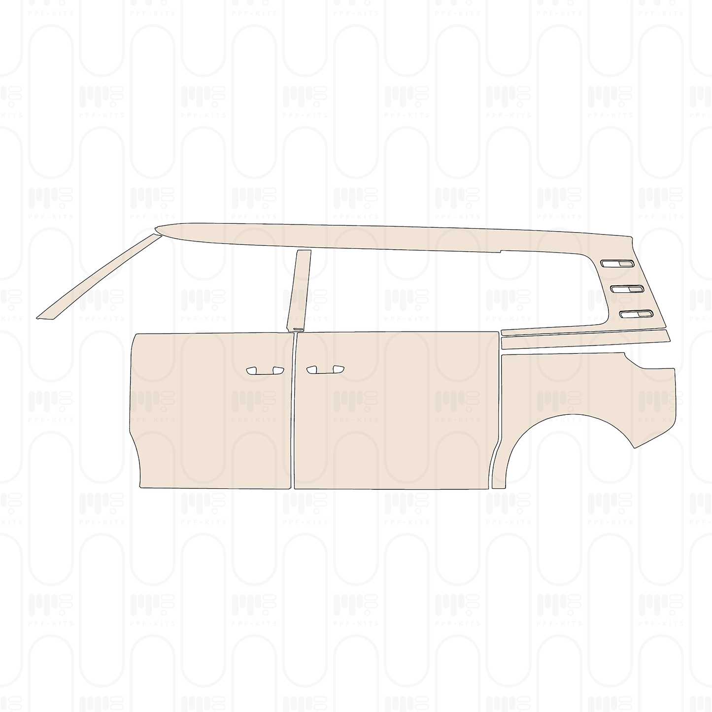 Pre-Cut PPF Volkswagen ID.BUZZ Extended Wheelbase Base 2025
