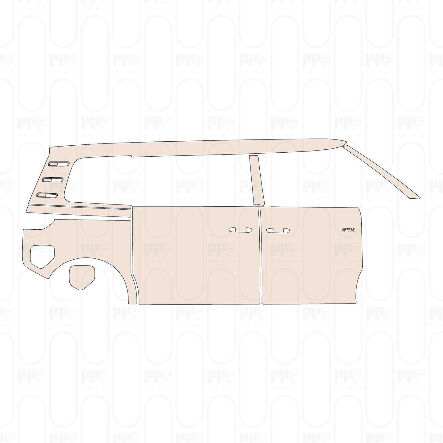 Pre-Cut PPF Volkswagen ID.BUZZ Extended Wheelbase GTX 2025