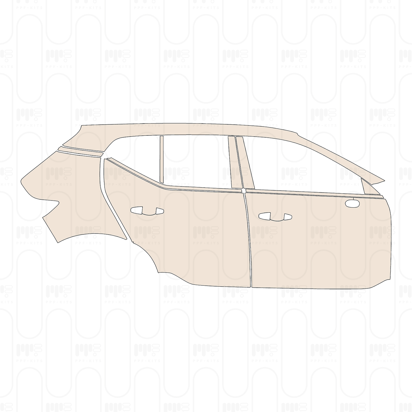 Pre-Cut PPF Volvo EX40 (NA) 2026