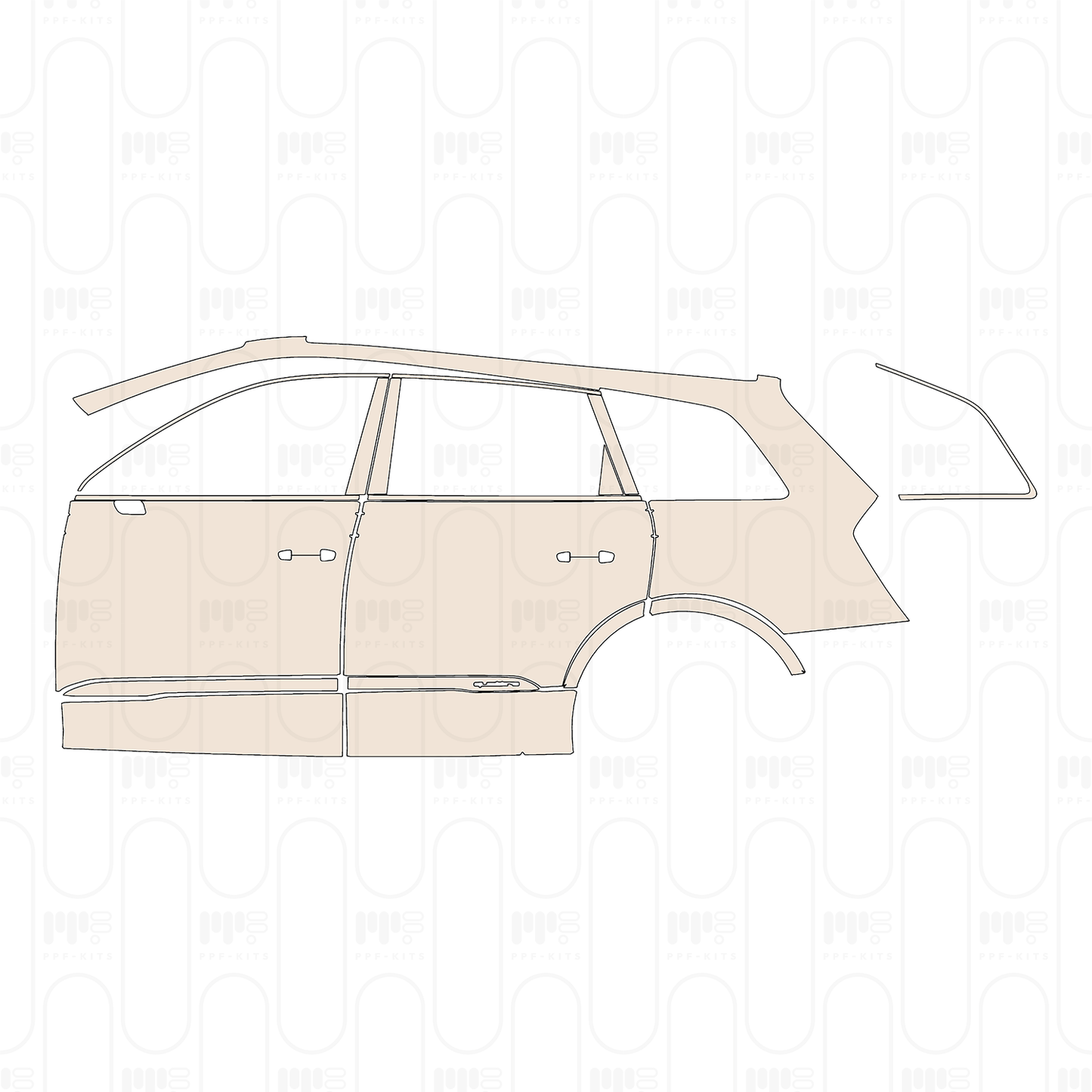 Pre-Cut PPF Audi Q7 Base 2025