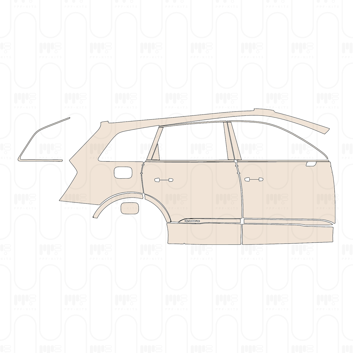 Pre-Cut PPF Audi Q7 Base 2025