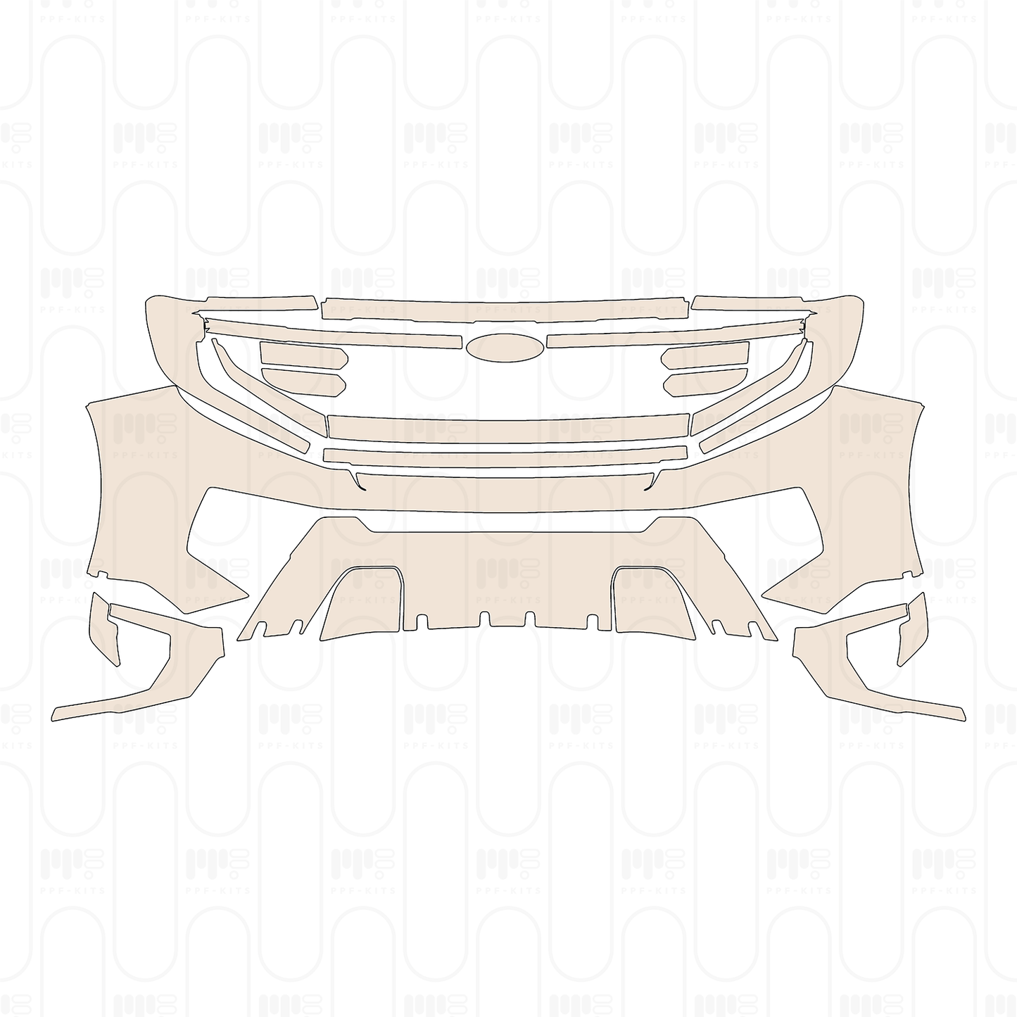 Pre-Cut PPF Ford Expedition Standard Wheelbase King Ranch 2025
