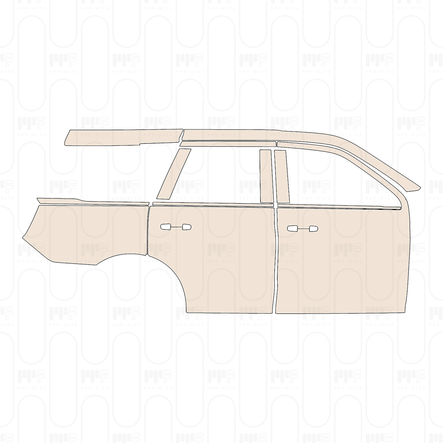 Pre-Cut PPF Ford Expedition Standard Wheelbase King Ranch 2025