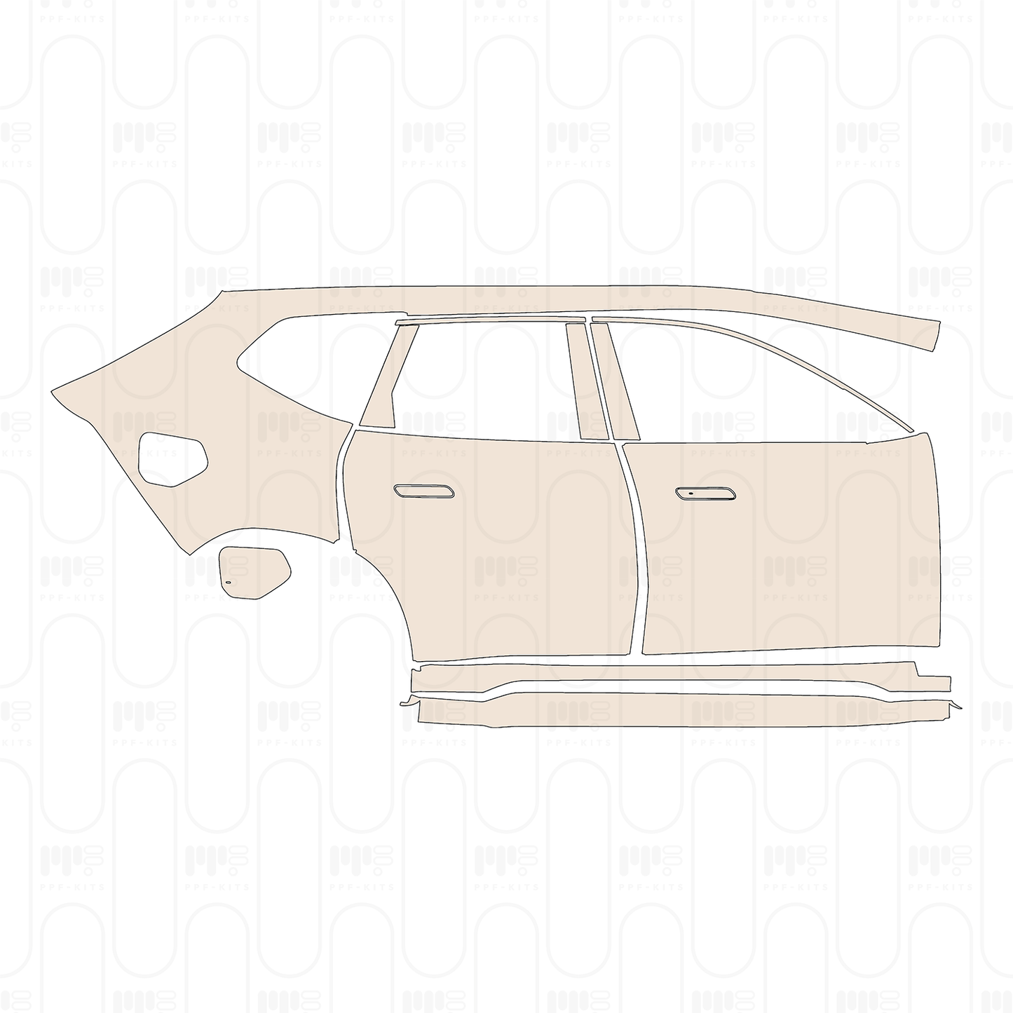 Pre-Cut PPF BMW iX3 M Sport 2026