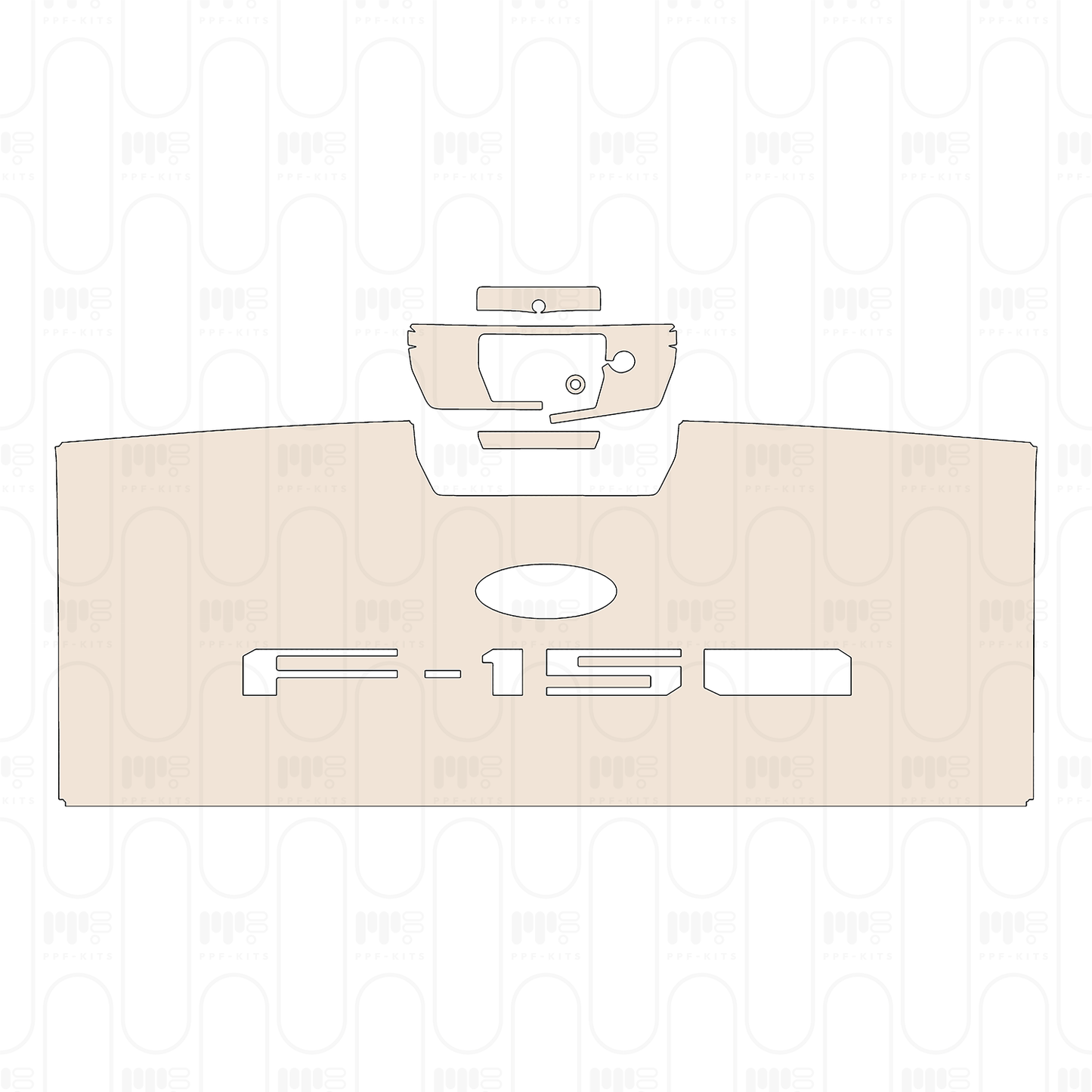 Pre-Cut PPF Ford F-150 SuperCrew XLT 2026