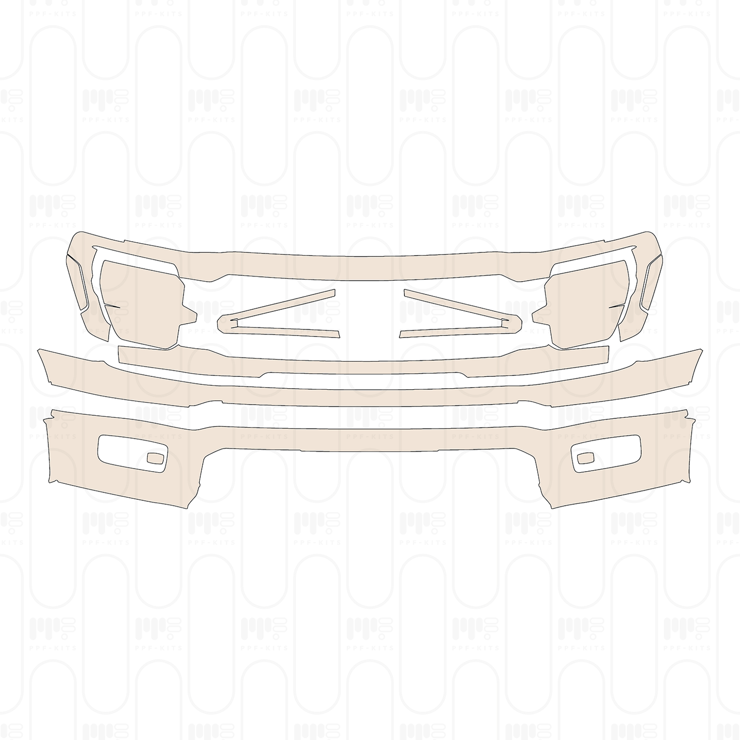 Pre-Cut PPF Ford F-150 SuperCrew XLT 2026