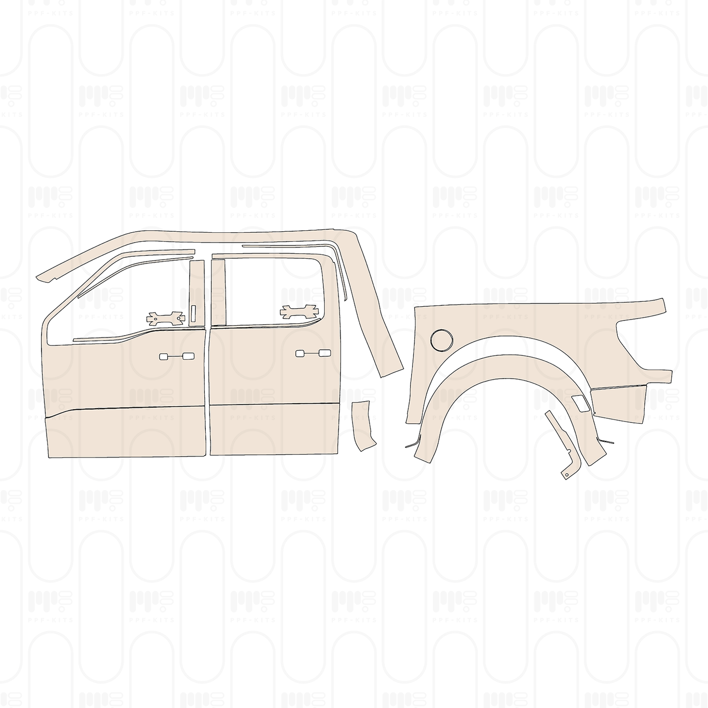 Pre-Cut PPF Ford F-150 Raptor R 2026