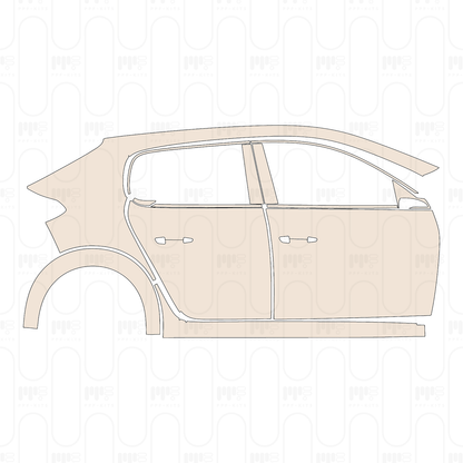 Pre-Cut PPF Peugeot 208 (EU) GT 2026