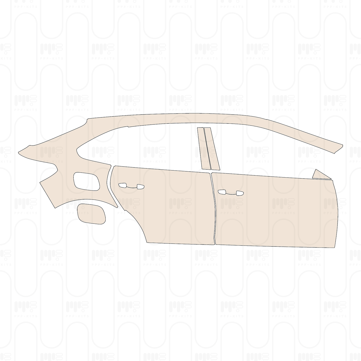 Pre-Cut PPF Volkswagen Taigo (EU) Base 2026