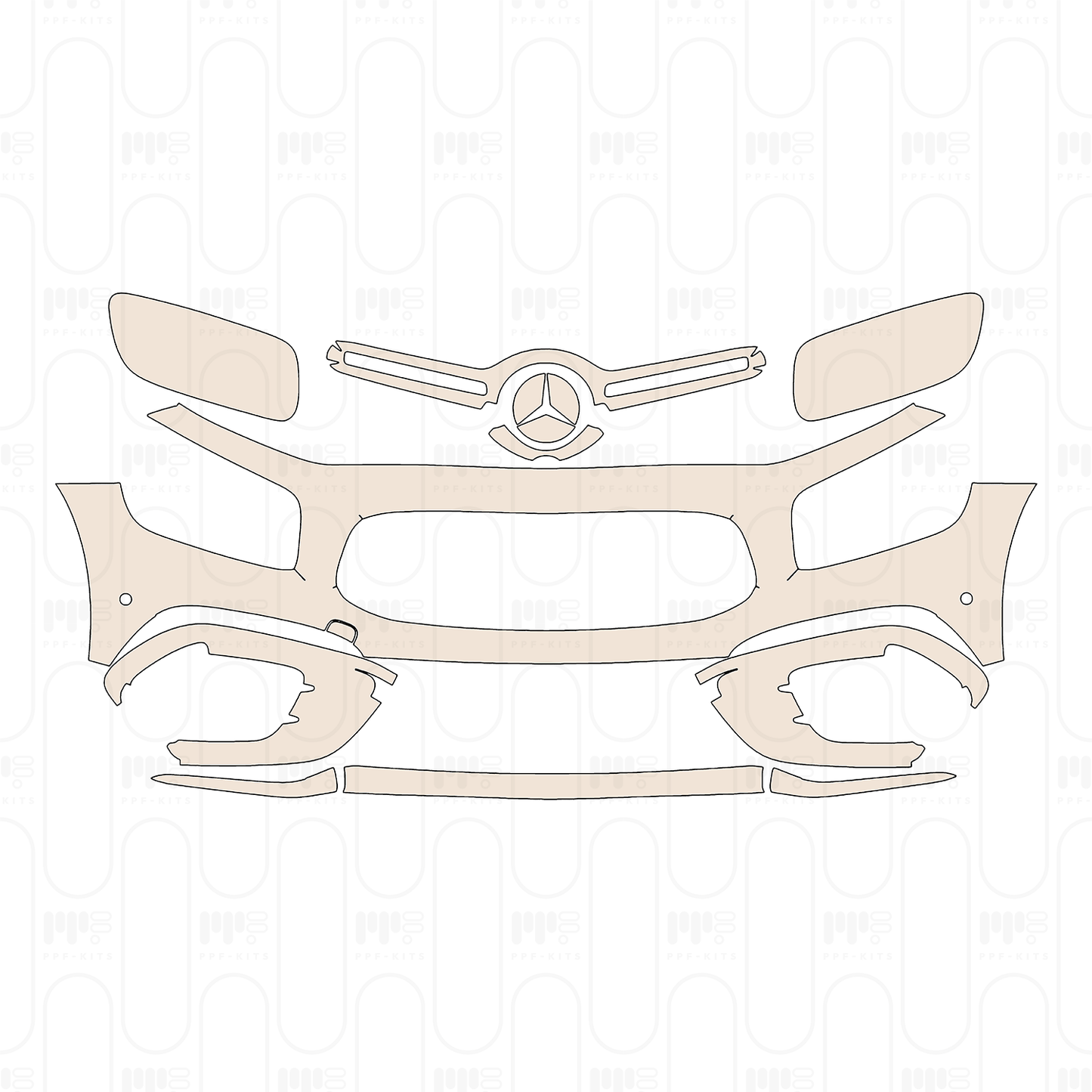 Pre-Cut PPF Mercedes-Benz GLB AMG Line 2026