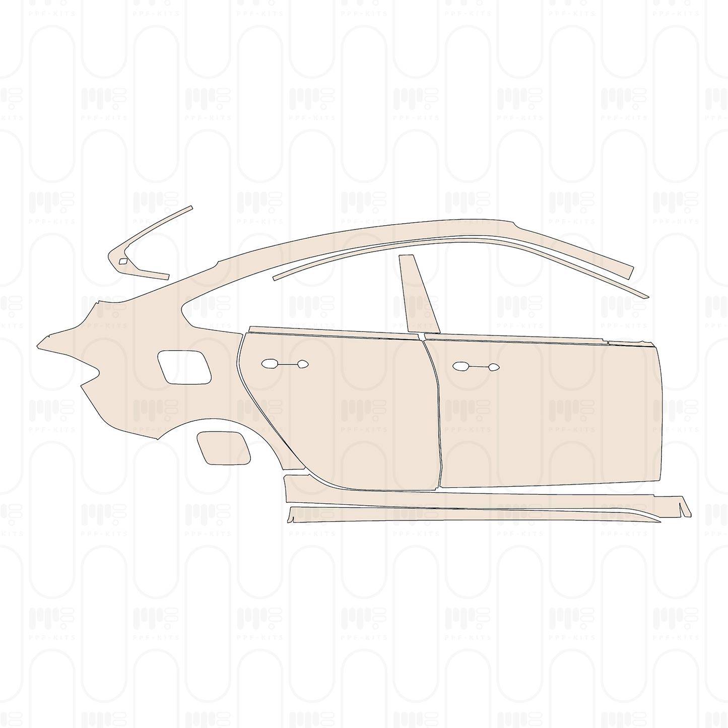 Pre-Cut PPF BMW 2 Series Gran Coupe (Standard Wheelbase) M235 2025