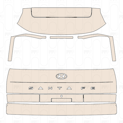 Pre-Cut PPF Hyundai Santa Fe (EU) 2025