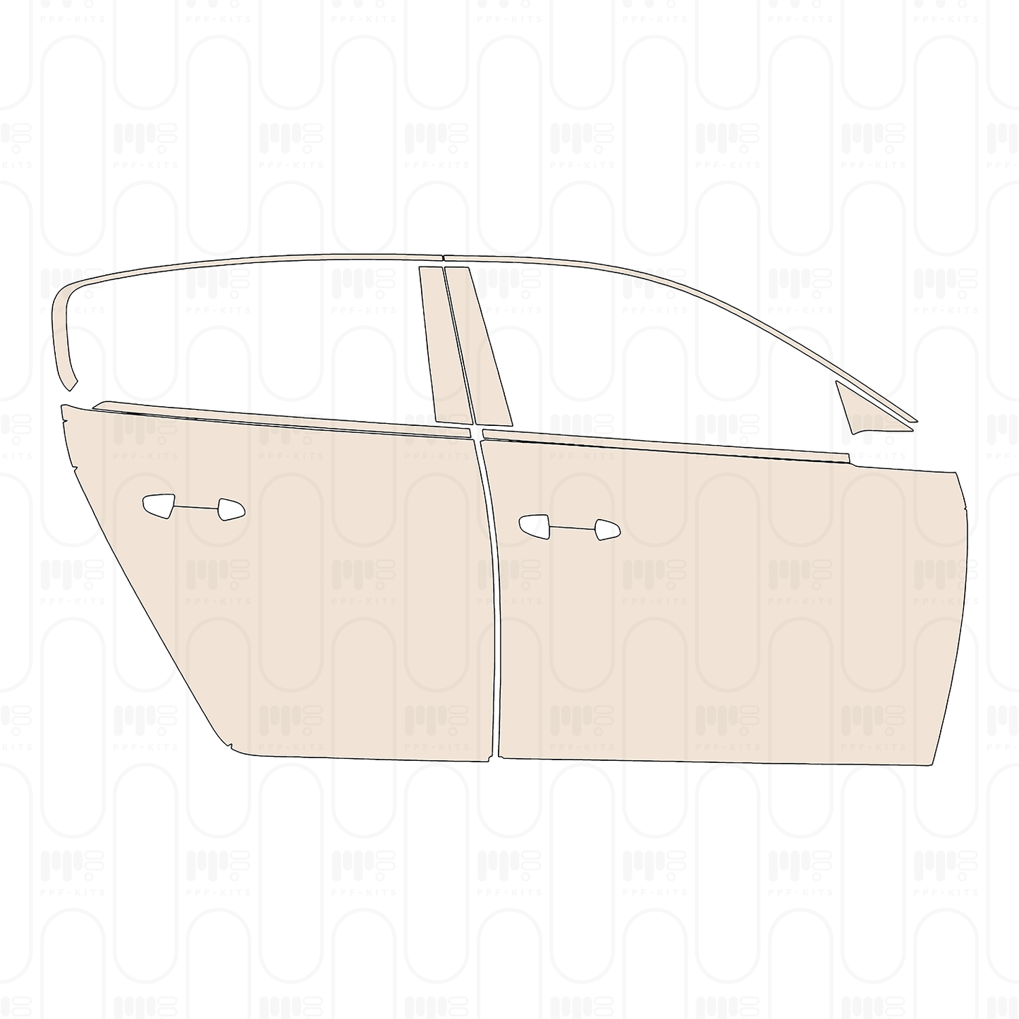 Pre-Cut PPF Peugeot 308 (EU) GT 2025