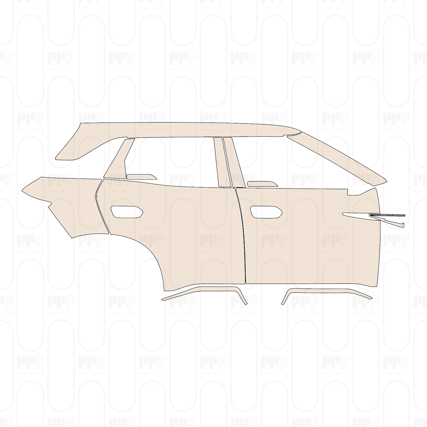 Pre-Cut PPF BMW iX3 Base 2025