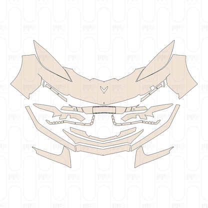 Pre-Cut PPF Chevrolet Corvette ZR1 Coupe 2025