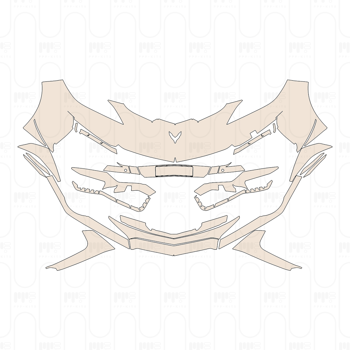 Pre-Cut PPF Chevrolet Corvette ZR1 Coupe 2025