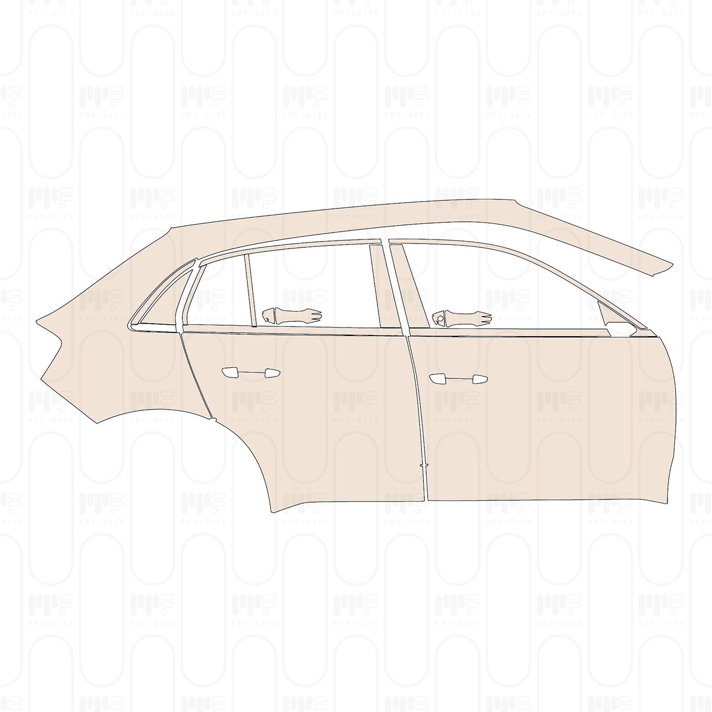 Pre-Cut PPF Fiat 600e 2025