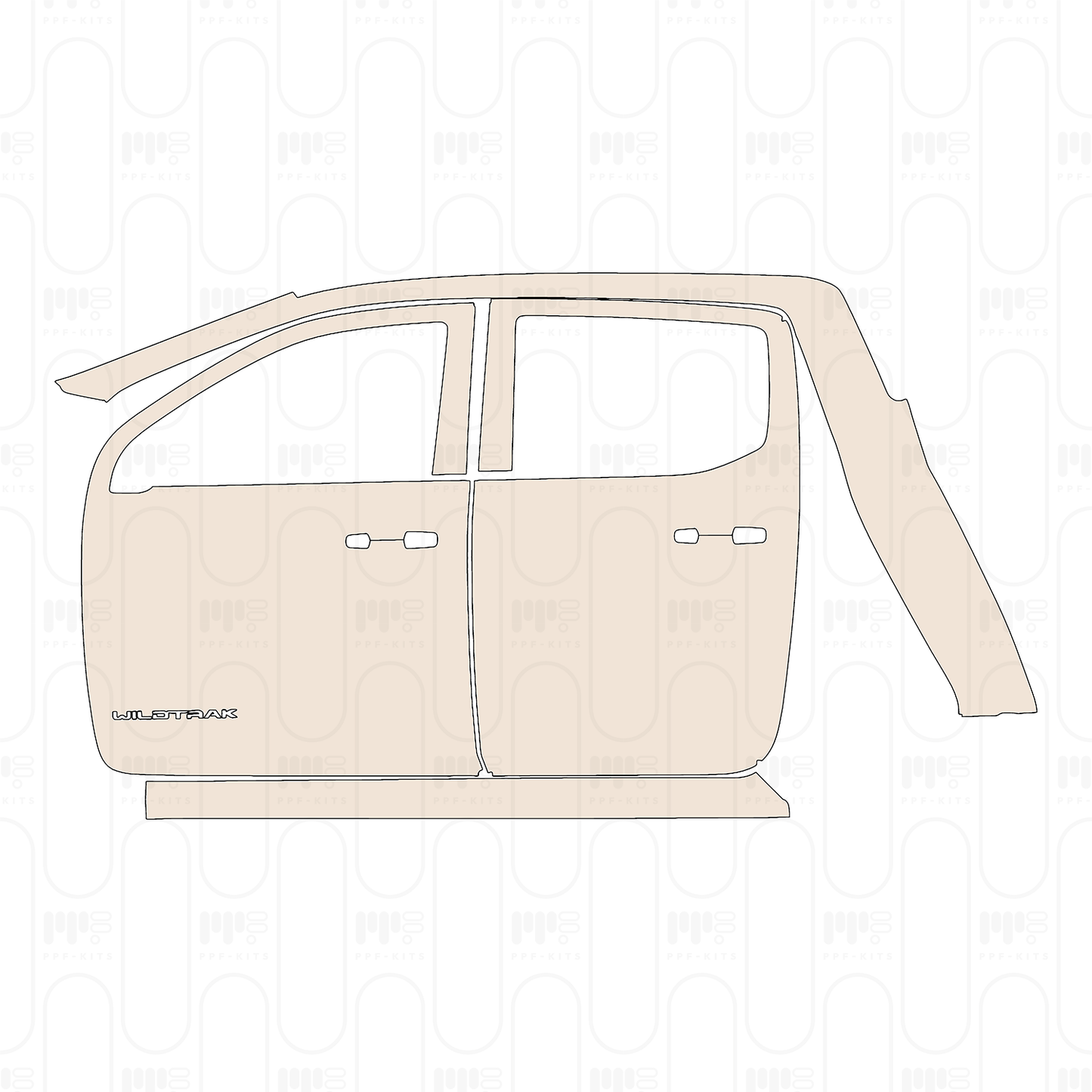 Pre-Cut PPF Ford Ranger (EU) Wildtrak 2026